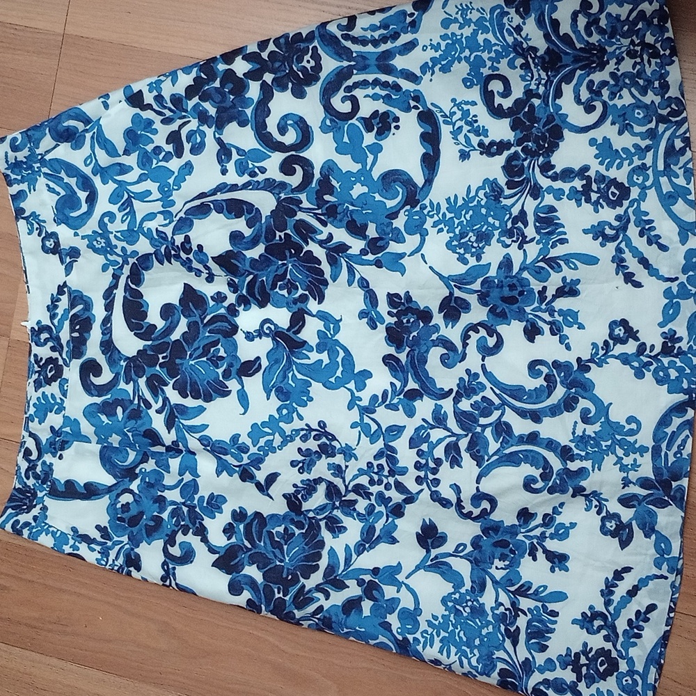 Floral a-line skirt